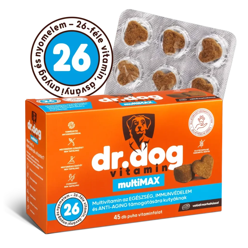 Dr. Dog Vitamin multiMAX multivitamin kutyavitamin funkcionális jutalomfalat vitaminfalat kutyák számára